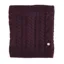 Hy Equestrian Meribel Cable Knit Snood - Burgundy