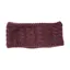 Hy Equestrian Meribel Cable Knit Headband - Burgundy