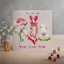 Deckled Edge Christmas Card - Ho Ho Ho