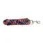 Hy Fleck Lead Rope - Navy/Neon Orange/White