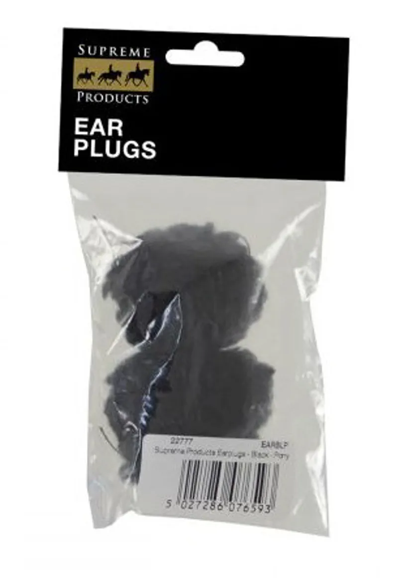 Supreme Products Fleece Earplugs - Black
