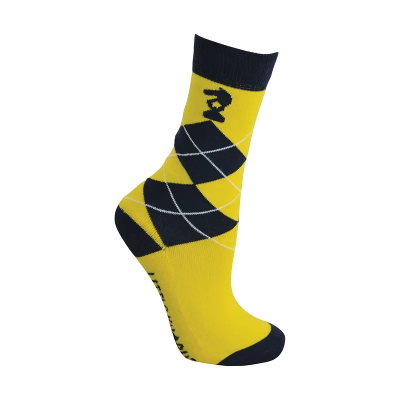 Lancelot Socks by Little Knight - Pack Of 3 - Navy/Yellow-1