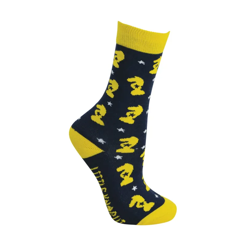 Lancelot Socks by Little Knight - Pack Of 3 - Navy/Yellow-3