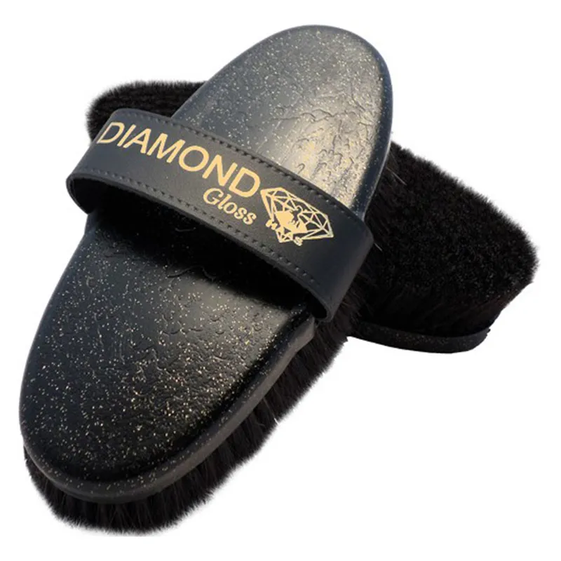 Haas Diamond Gloss Brush - Black Glitter