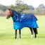 Shires Tempest Original Lite 0g Turnout Combo Rug - Blue Skeleton