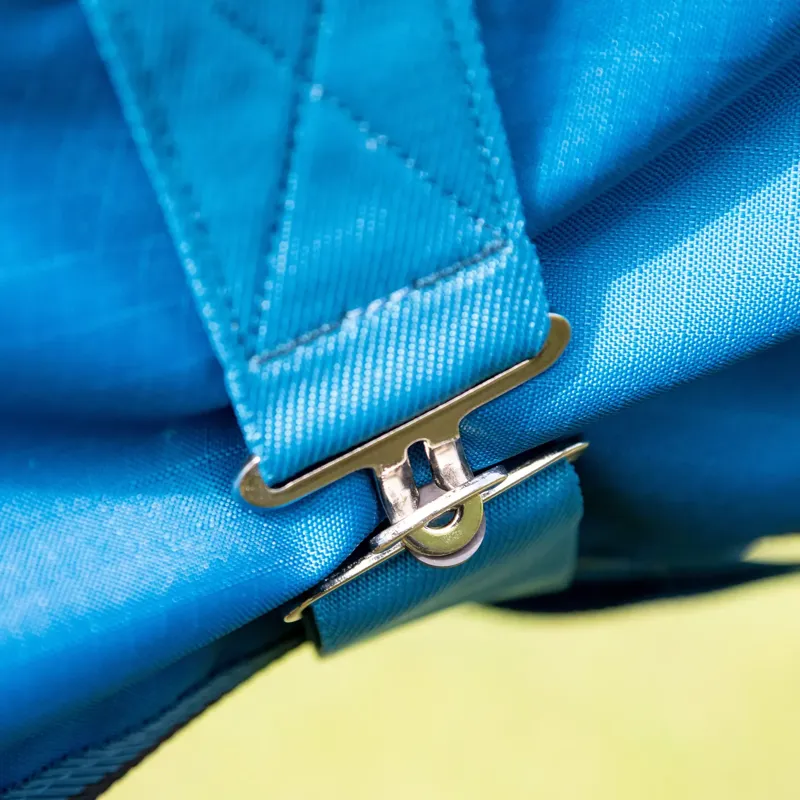 Shires Tempest Original Lite 0g Turnout Combo Rug - Blue Skeleton-2