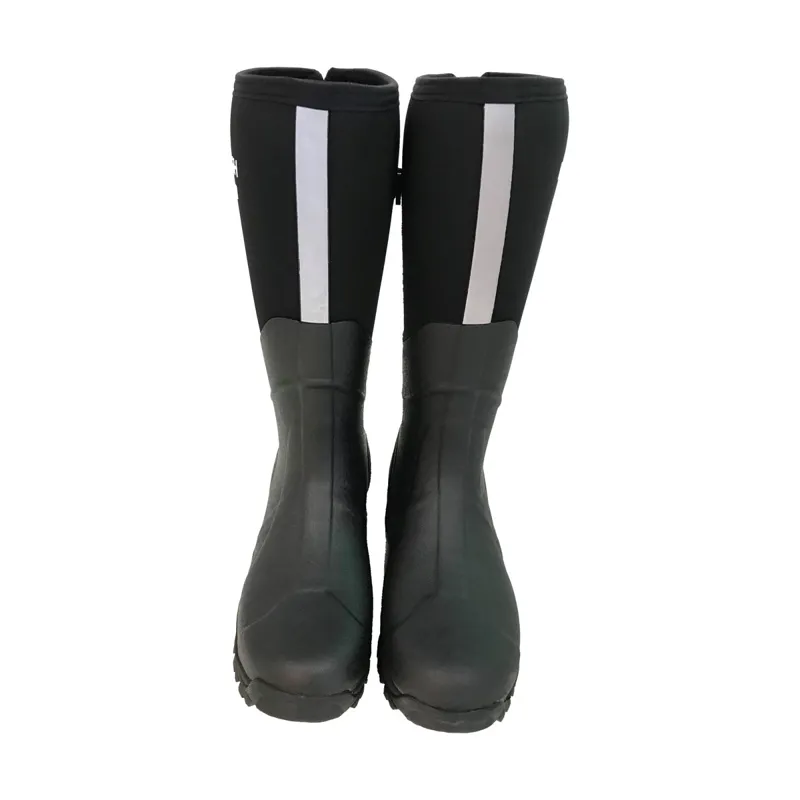 Rockfish Neoprene Lined Groundhog Wellington Boots - Black-1