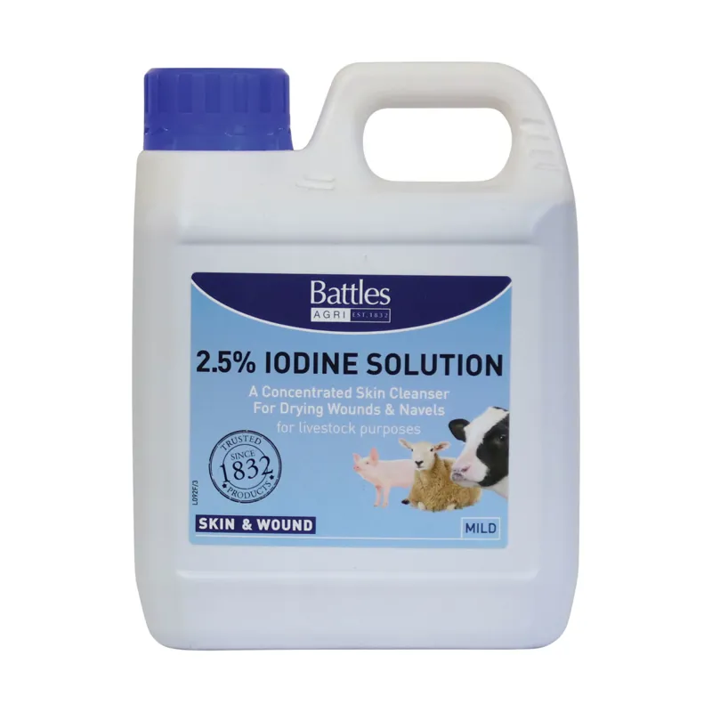 Battles 2.5% Iodine Solution - 1 litre