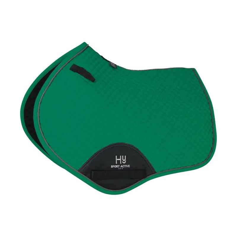 Hy Sport Active Close Contact Saddle Pad - Emerald Green 