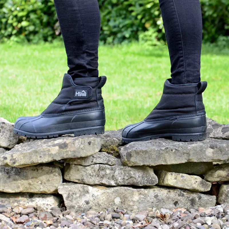 Hy Equestrian Pacific Short Winter Boots - Black-1