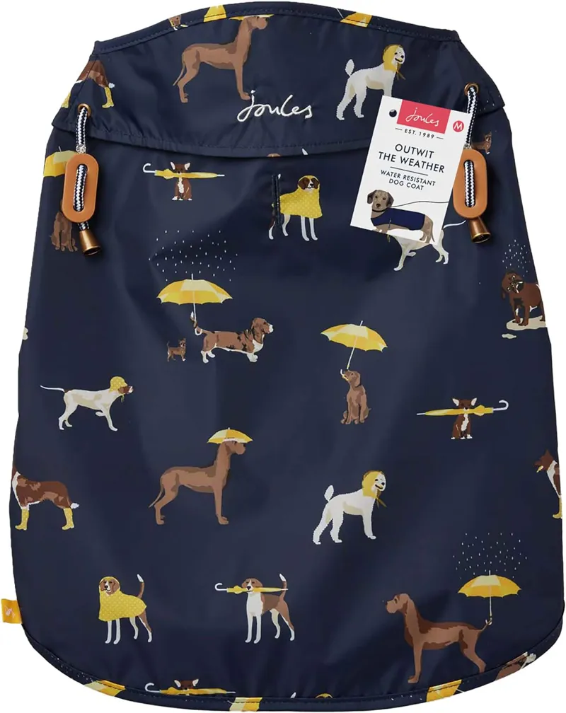 Joules Water Resistant Dog Coat - Navy-2