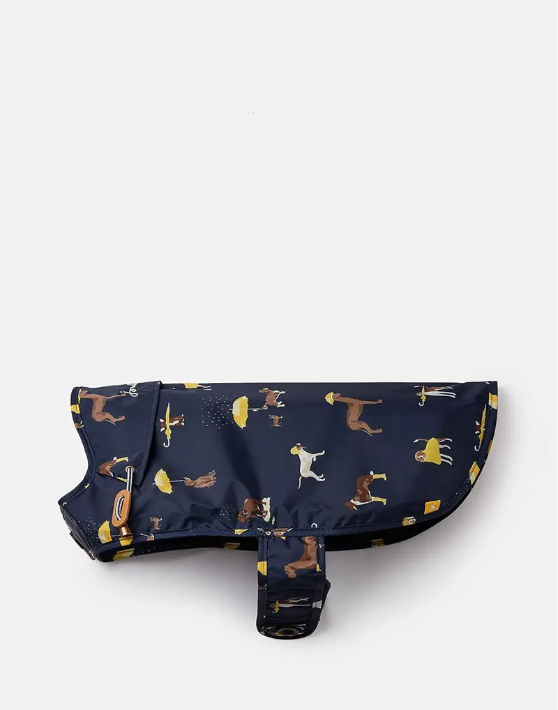 Joules Water Resistant Dog Coat - Navy-1