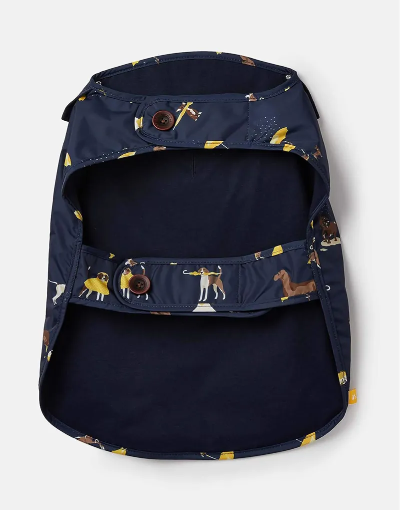 Joules Water Resistant Dog Coat - Navy-3