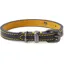 Joules Leather Dog Collar - Navy