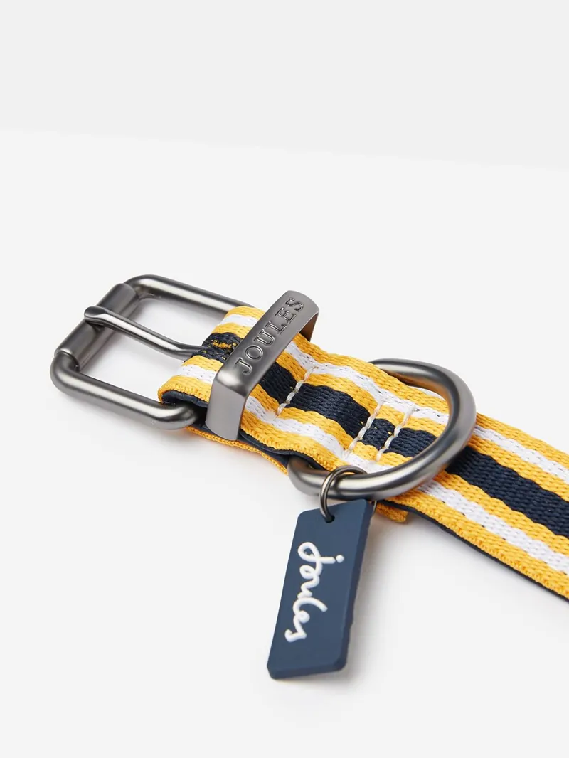 Joules Coastal Dog Collar - Navy-3