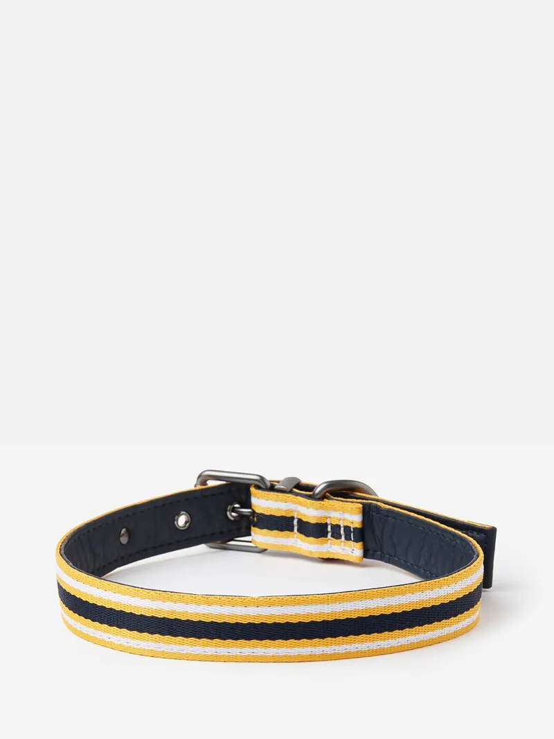 Joules Coastal Dog Collar - Navy-2