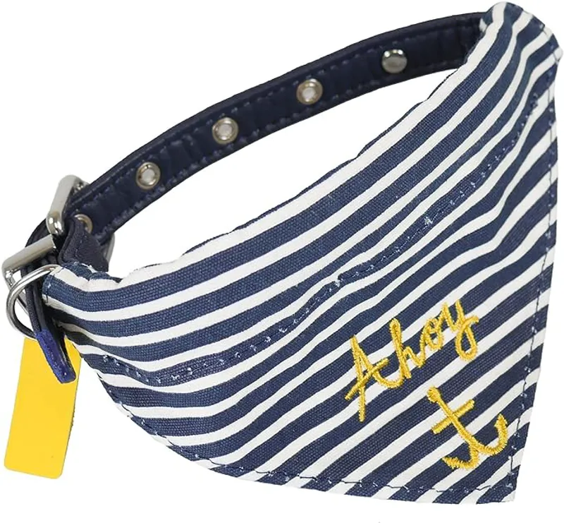 Joules Nautical Collar and Neckerchief - Navy
