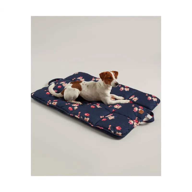 Joules Floral Travel Mat - Navy