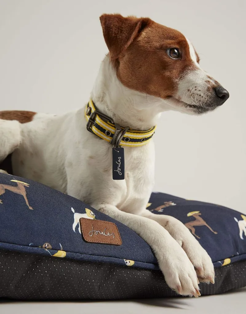 Joules Dog Print Mattress - Navy-1