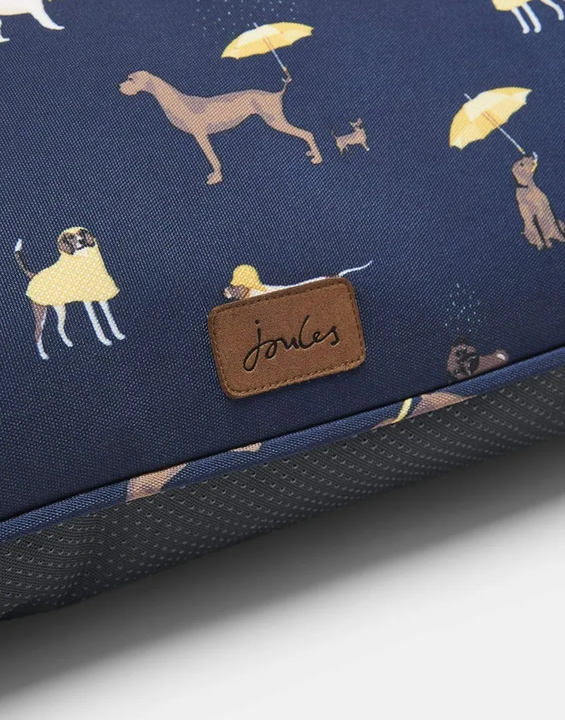 Joules Dog Print Mattress - Navy-2
