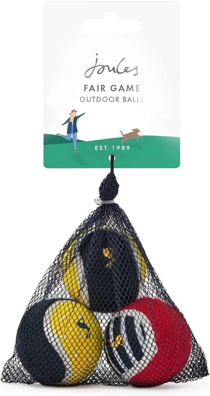 Joules Outdoor Balls - Yellow/Red