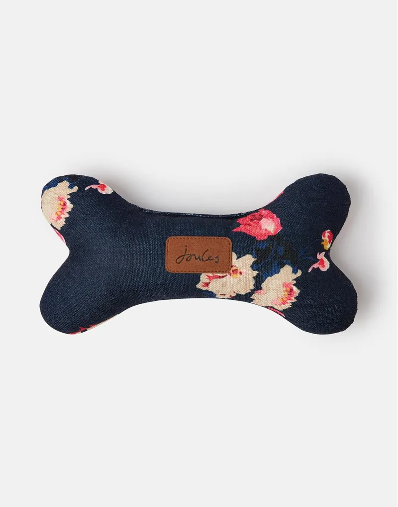 Joules Floral Bone Toy - Navy