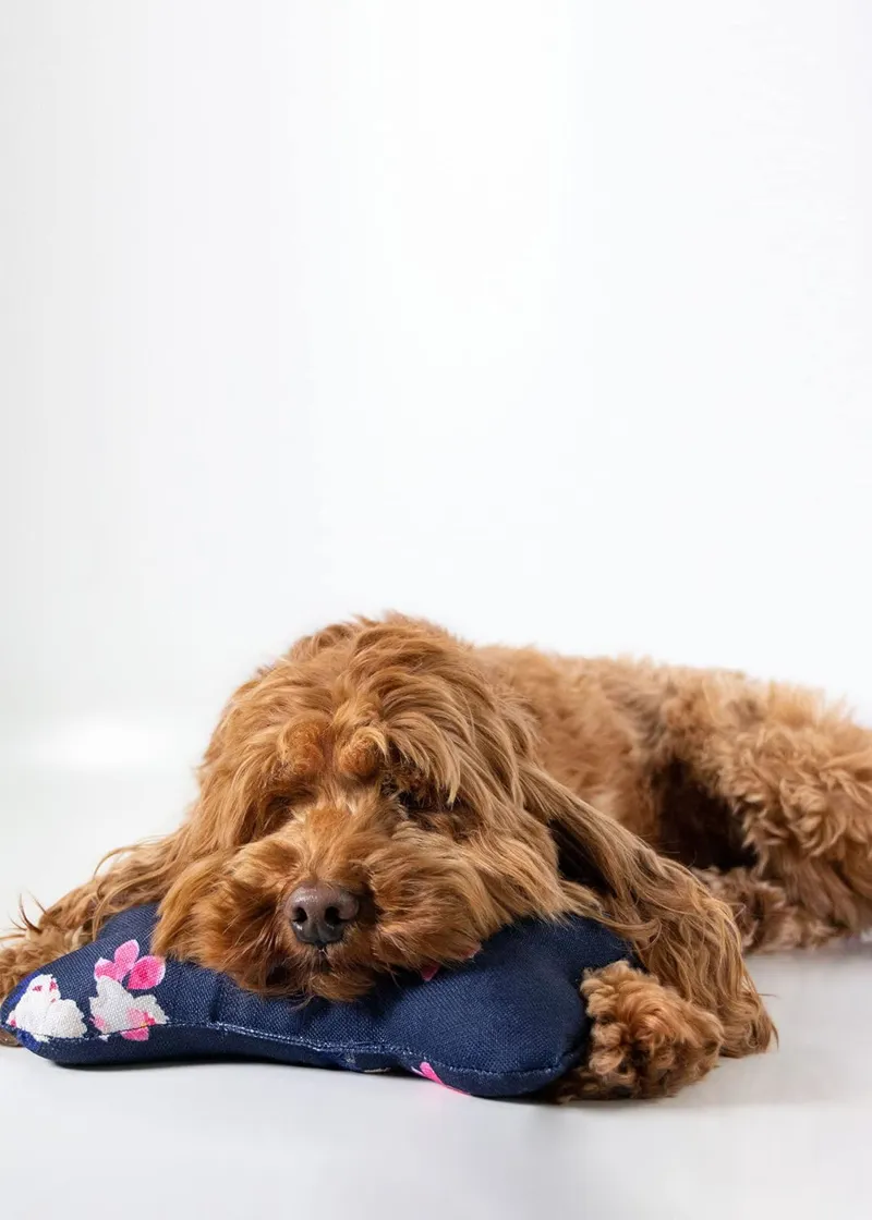 Joules Floral Bone Toy - Navy-3