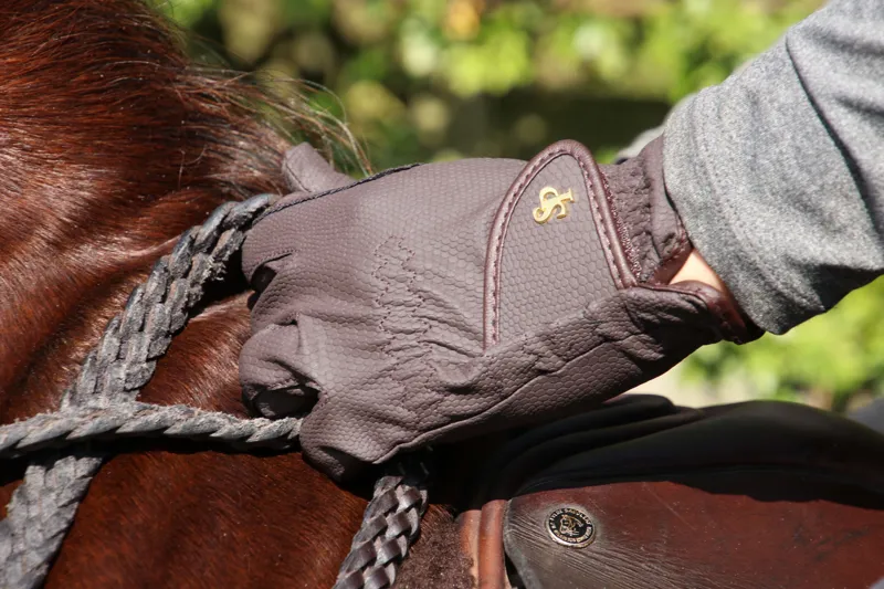 Supreme Products Pro Performance Show Ring Gloves - Brown-2