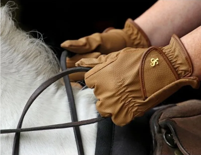 Supreme Products Pro Performance Show Ring Gloves - Tan-1