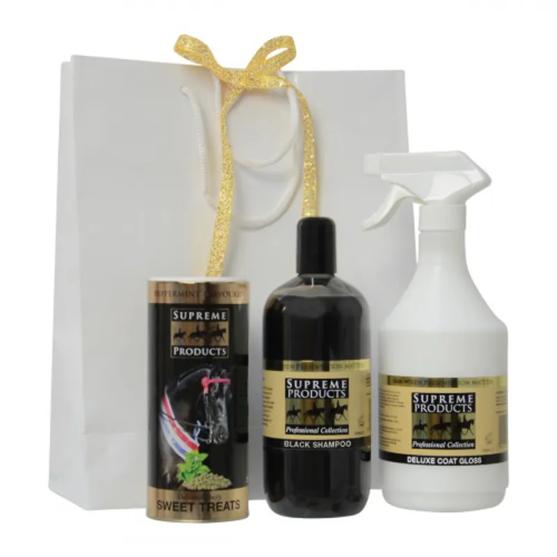 Supreme Products White Gift Bag - Black Shampoo
