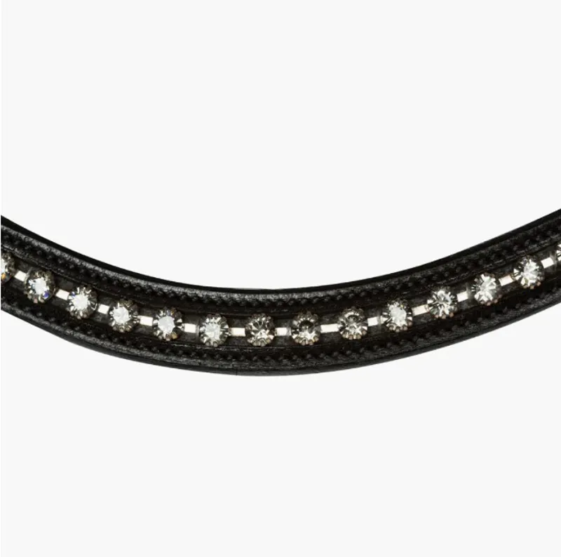 Kieffer Ultrasoft Fashion Snaffle Bridle - Black-2