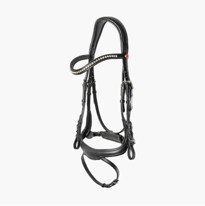 Kieffer Ultrasoft Amy Snaffle Bridle - Black
