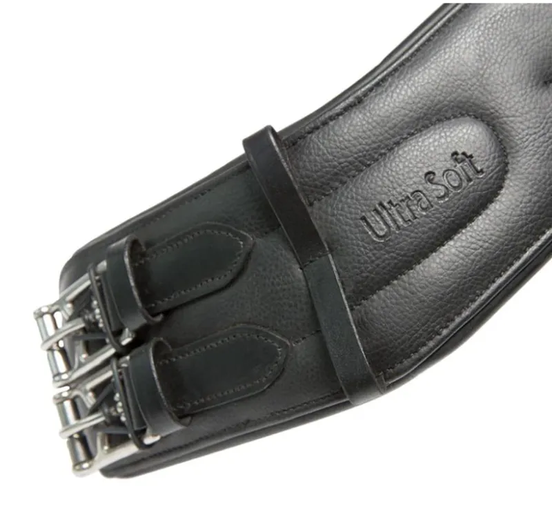 Kieffer Ultrasoft Leather Girth - Black-3