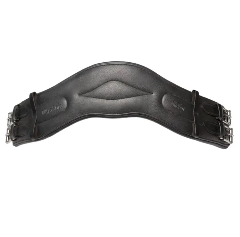 Kieffer Ultrasoft Leather Girth - Black-1