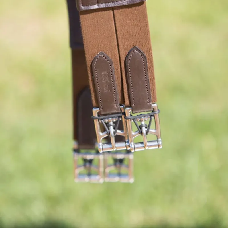 Kieffer Ultrasoft Leather Girth - Brown-2