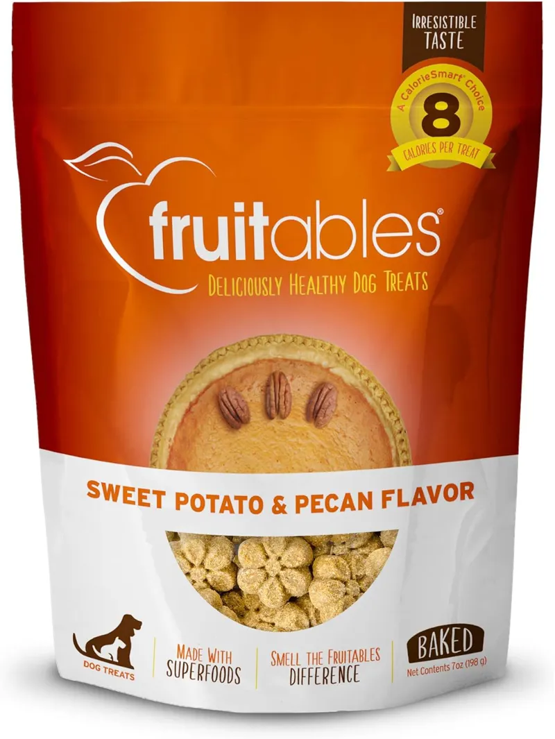 Fruitables Dog Treats - Sweet Potato and Pecan