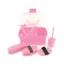Lincoln Star Pattern Grooming Kit - Pink