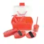 Lincoln Star Pattern Grooming Kit - Red