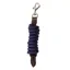 Dublin Leather Rope Lead 2m - Navy/Brown