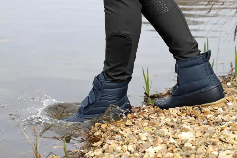 Hy Equestrian Muck Boots - Navy-1