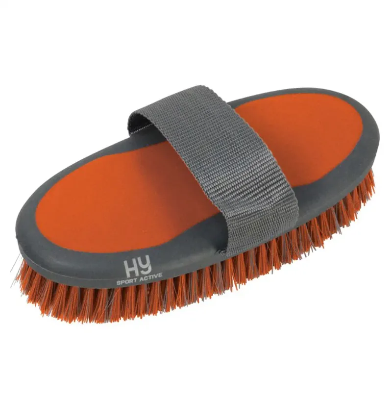 Hy Sport Active Body Brush - Terracotta Orange