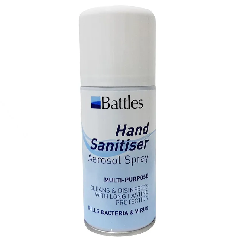 Battles Hand Sanitiser Aerosol Spray - 125ml