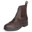 Hy Equestrian Fleece Lined Wax Leather Zip Jodhpur Boot - Brown