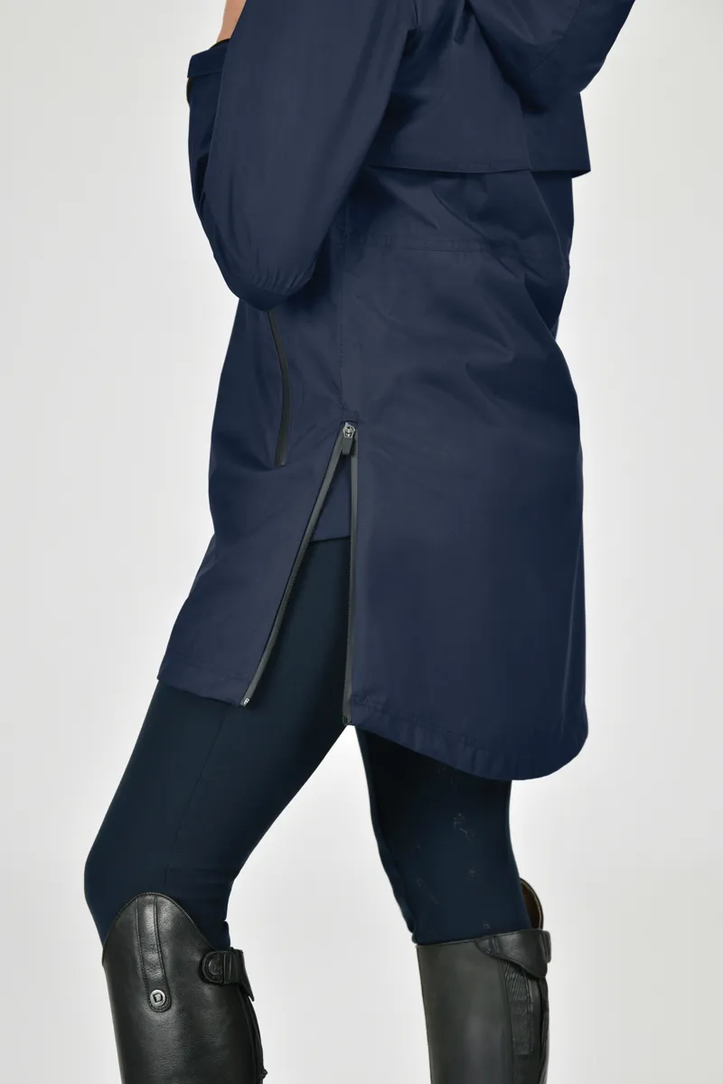 Dublin Larni Longline Waterproof Jacket - Naval Academy-5