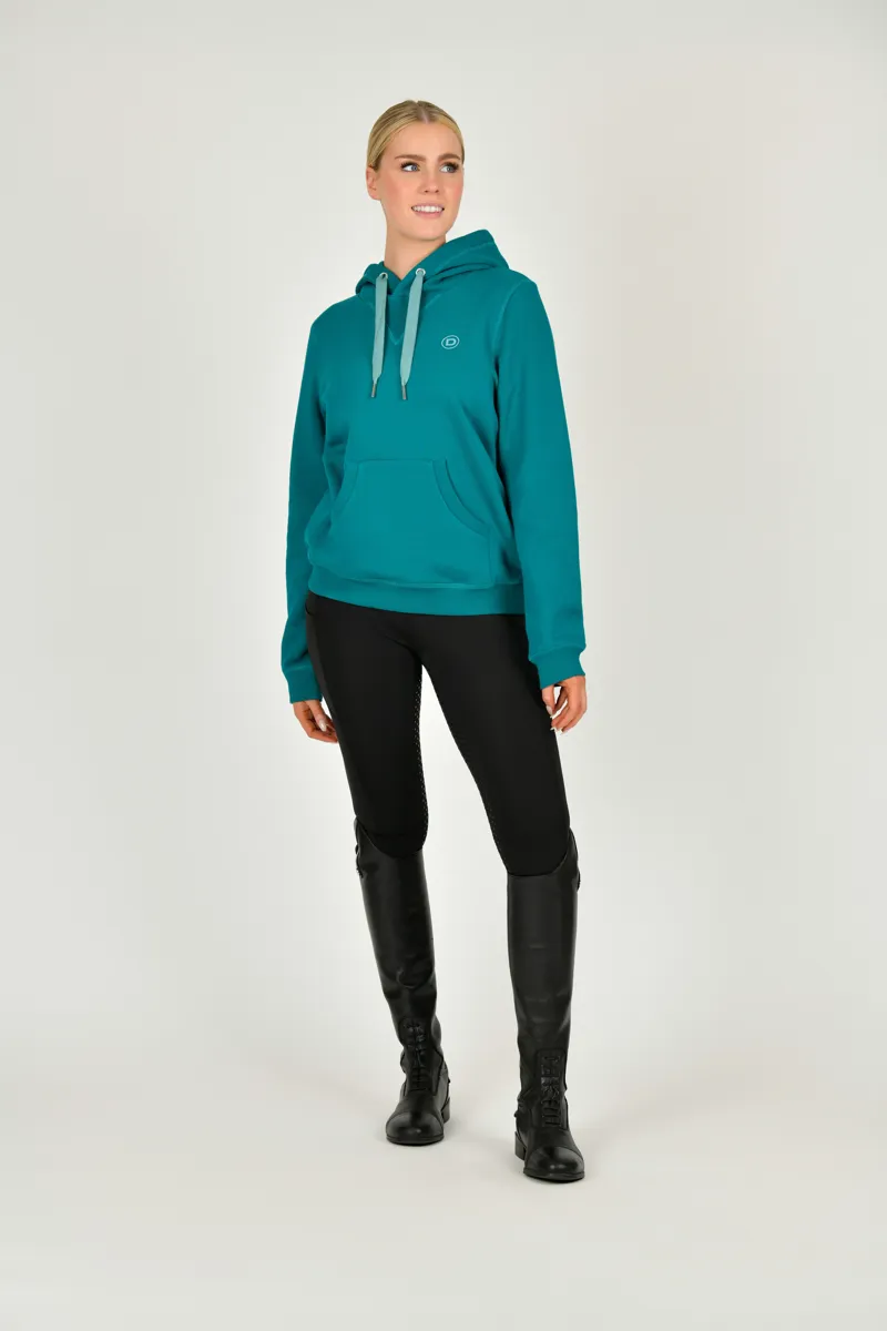 Dublin Camile Contrast Tie Hoodie - Deep Lake