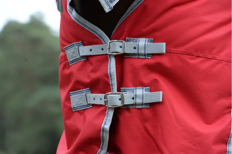 WeatherBeeta ComFiTec Classic Combo Neck Lite Plus 50g Rug - Red/Silver-6