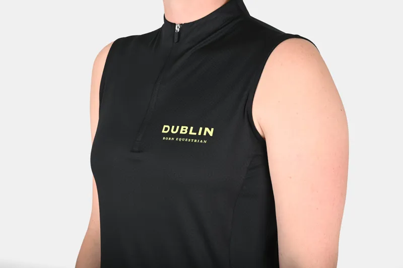 Dublin Sammy Sleeveless Riding Top - Black-3