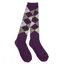 Dublin Argyle Socks - Purple/Ash