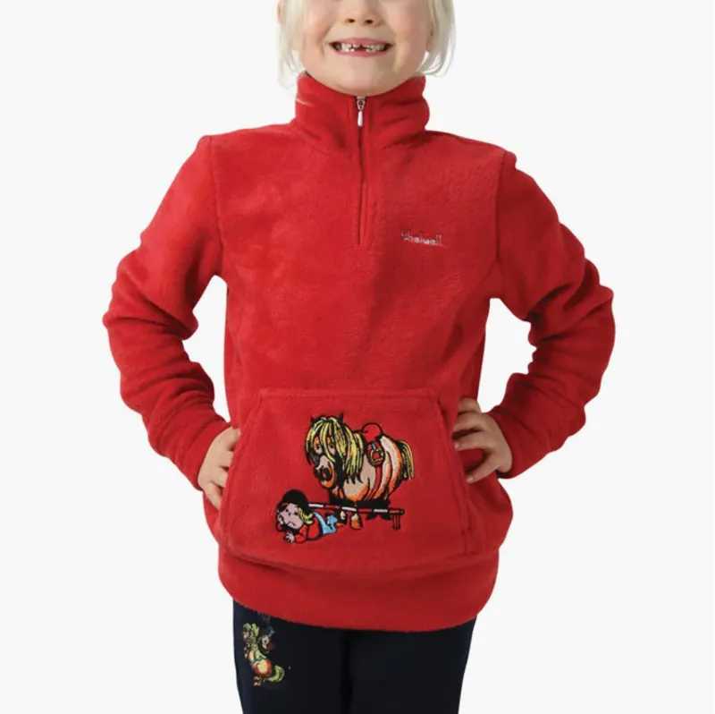 Hy Equestrian Thelwell Collection Children's Soft Fleece - Red