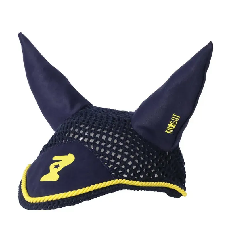 Little Rider Lancelot Fly Veil by Little Knight - Navy/Yellow